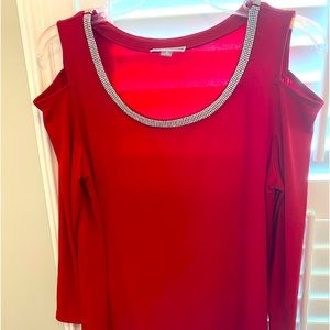 Red blouse (Like new)